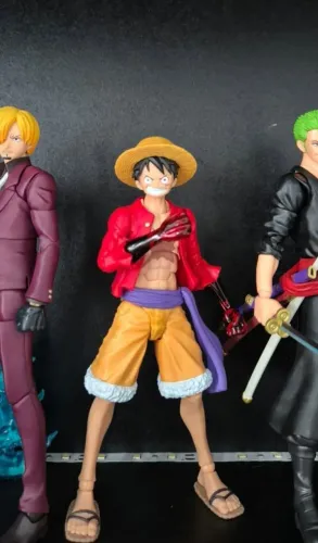 Luffy + Kit de Haki Custom - Sh figuarts One Piece
