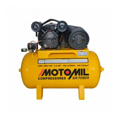 Compressor de Ar 2HP 9 Pés 100L 220V CMV 10PL/100A MOTOMIL - SEMI-NOVO