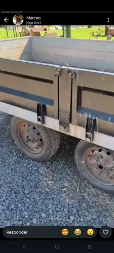 Vendo ou troco carretinha 4 eixos