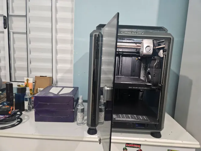 impressora 3d Creality k1c + 2 filamentos da voolt 3d (leia a descrição)