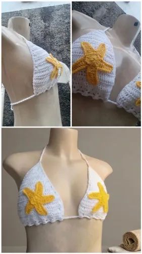 Biquíni estrela em crochê ?