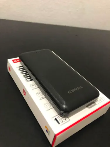 Carregador Portatil 10.000 mAH Preto