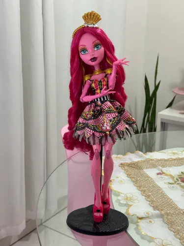 boneca monster high gooliope jellington 40cm