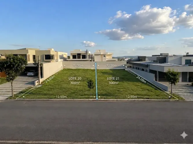 Terreno Condominio Terras do vale Um ao lado do Outro. Otima Topografia
