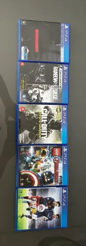 Pacotão de 5 jogos PS4