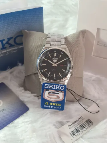 RELÓGIO SEIKO -  FABRICADO NO JAPÃO - NOVO EM FOLHA - CAIXA E DOCUMENTOS