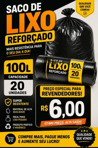 Sacos de lixos para revendedores !! 