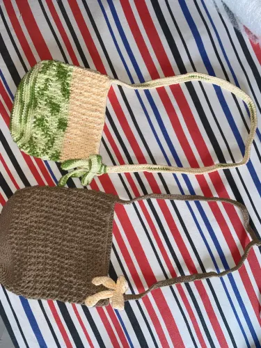 Bolsas Artesanais De Crochê