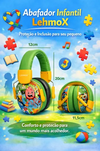Abafador Infantil LehmoX - Proteção e Inclusão para seu pequeno !! Fazemos entrega 