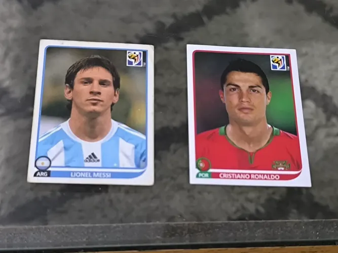 Cristiano Ronaldo e Lionel Messi da copa do mundo de 2010
