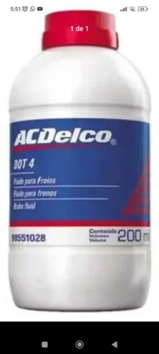 Óleo de freio Dot 4 Acdelco