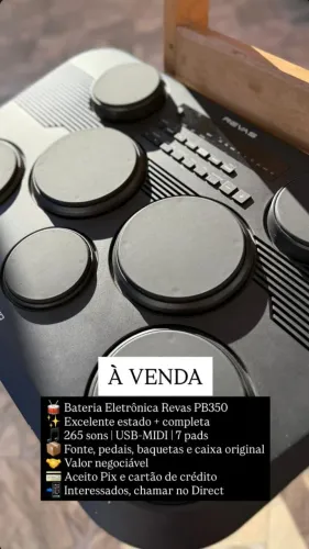 Vende-se bateria eletrônica