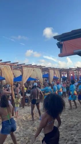 Restaurante pé na areia