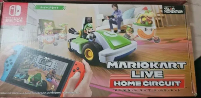 Mario kart home circuito set Luigi
