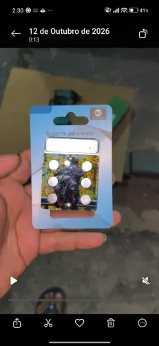 Suporte Celular Magnético Moto 6 Ímãs Ultra Fortes - Não Cai!