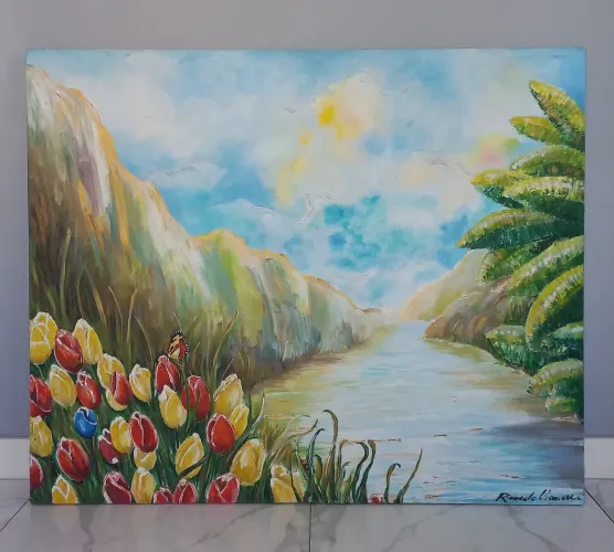 Quadro Pintura Acrílica