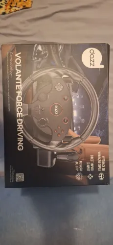 Volante Force Driving Dazz com pedal gamer
