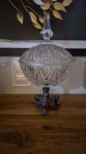 Bomboniere cristal e bronze
