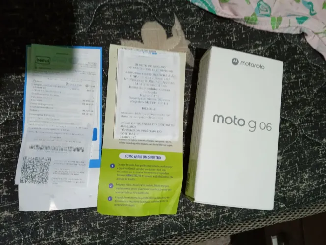 Moto G06 novo com todos acessórios, 256Gb, 4+8=16Gb de RAM