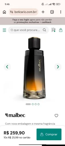 Malbec ouro Gold 