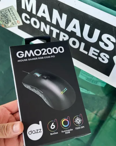 Mouse Gamer Dazz GMO2000 USB 2.0 Cabo 1,6M