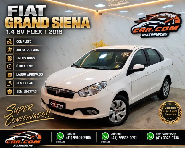 Fiat Grand Siena Attrac. 1.4 EVO F.flex 8V 2016