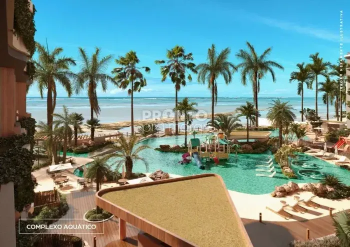 Flat beira mar no Gran Resort 26 metros quadrados com 1 quarto em BARRA GRANDE - Maragogi