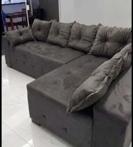 Sofá,em tecido suede,pagamento no ato da entrega,contato *