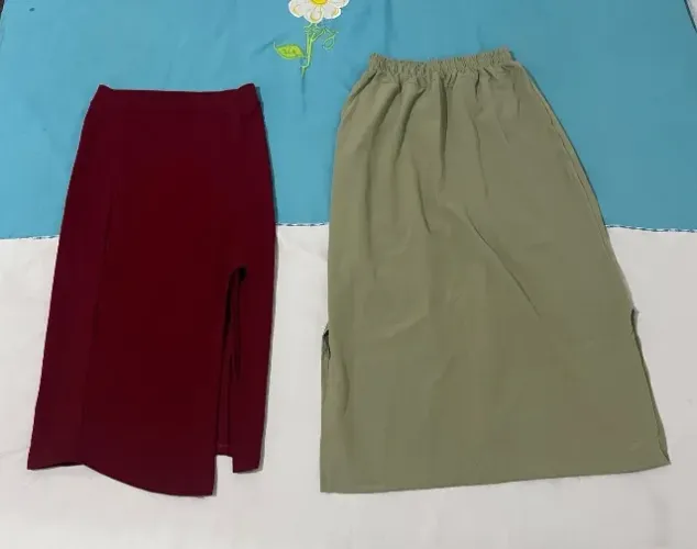 Combo de saia longa
