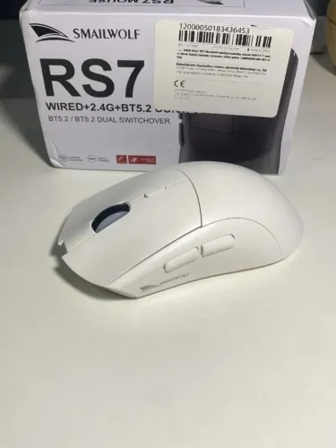 Mouse Gamer Sem Fio Smailwolf Rs7 Paw 3311 Branco Novos Lacrados - Super Promoção !