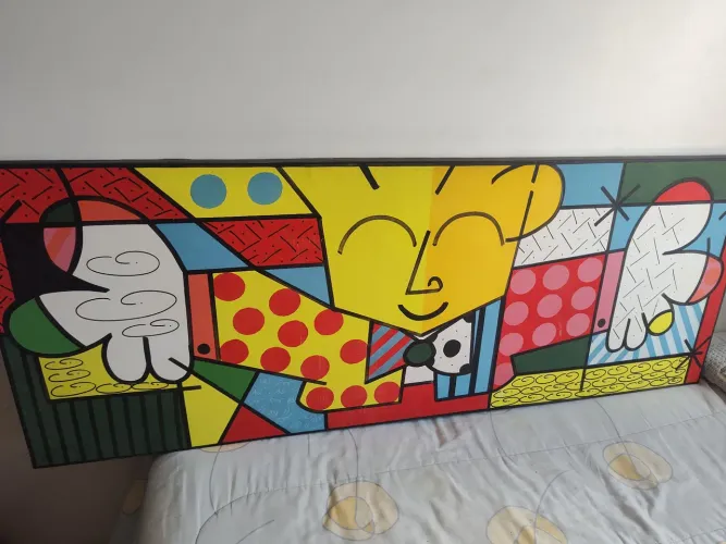 Quadro Romero Britto 160x60