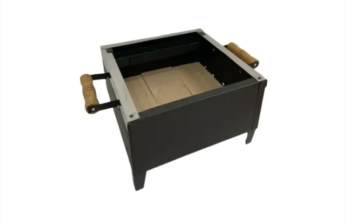 Parrilla Portatil com grelha argentina