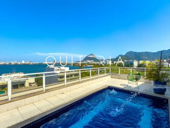 Cobertura venda Jardim Botânico Av Lineu de Paula Machado 4 quartos 2 suites 4 vagas de 44
