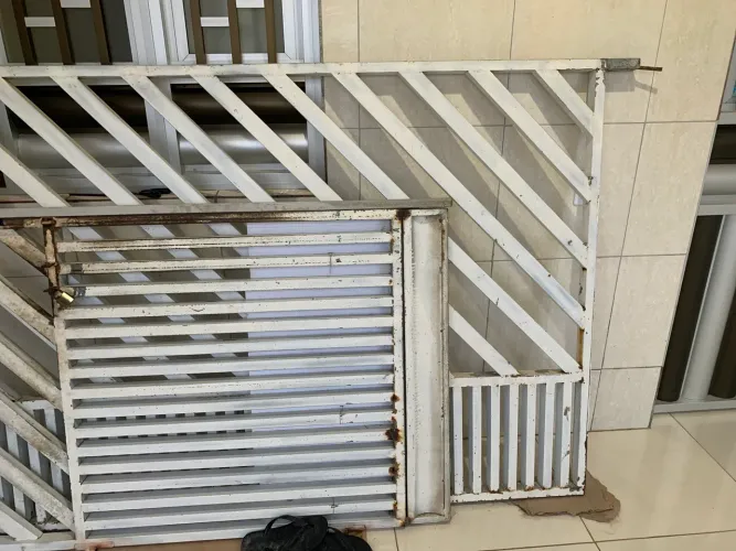 PORTÃO MAIS PORTA PURO FERRO