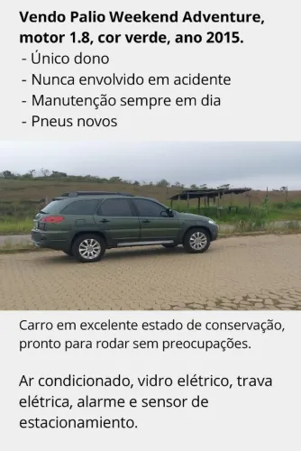 Fiat Palio Weekend Adventure Locker 1.8 Flex 2015