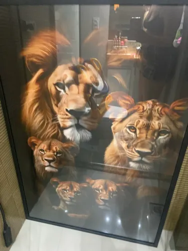 Quadro Família Leão