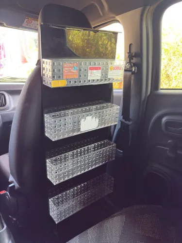 Display para motorista de aplicativo montar sua loja no carro 