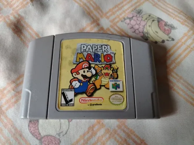 Paper Mario Cartucho ORIGINAL Para Nintendo 64 Nacional Gradiente