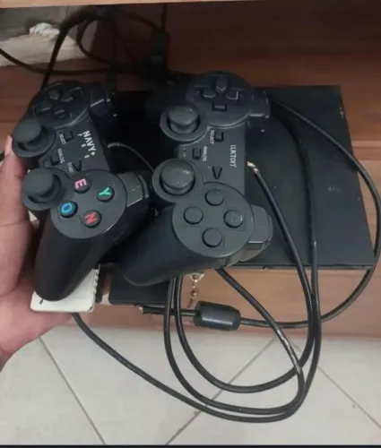 Vendo ou troco Ps2 completo