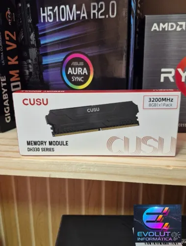 Memória RAM DDR4 8GB nova, lacrada, com garantia!