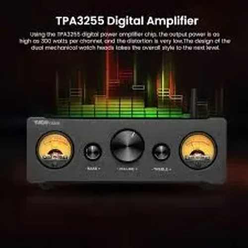 Amplificador  de áudio D325X alta potência TPA3255 canal duplo digital Bluetooth