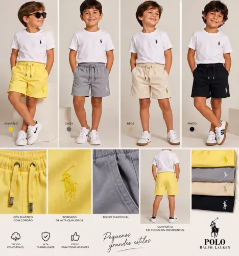 Brim Maurícinho infantil <br>2 a 14 anos <br>R$ 30,00