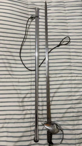  Espada Militar Antiga Cavalaria Eberle para enfeite, decoração ou coleção