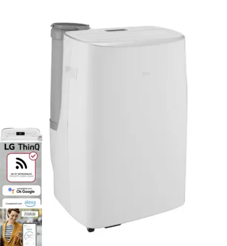 Ar Condicionado LG Dual Inverter AI Portátil 14.000 BTU Frio 127V