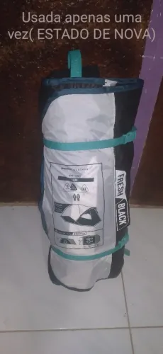 Barraca de Camping 2 Pessoas MH100 XL Fresh & Black Quechua Azul e Branco