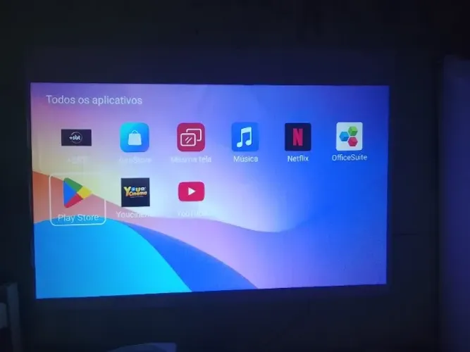 projetor Full hd nativo X7 magcubic novo , Android 14 , bluetooth 5.4 com telão
