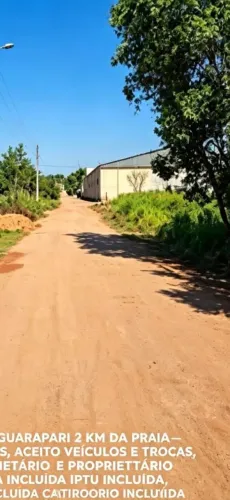 LOTE ESCRITURADO GUARAPARI 300M², CARTÓRIO + IPTU + PREFEITURA, ACEITO VEÍCULO E PARCELO