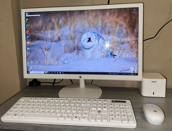 Computador Pc Slim Branco I5 8gb Ram Ssd 240gb Tela 23 Plana - PRIME SHOCK