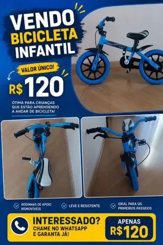BICICLETA INFANTIL 