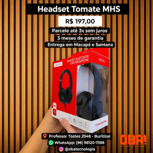Fone Headset Tomate MHS-4030